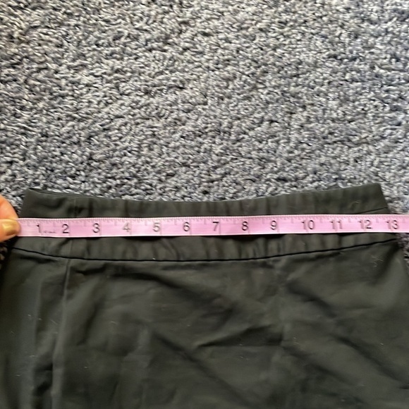 BANANA Republic Pencil Skirt Size 00 Petite Black Suit - Picture 4 of 7